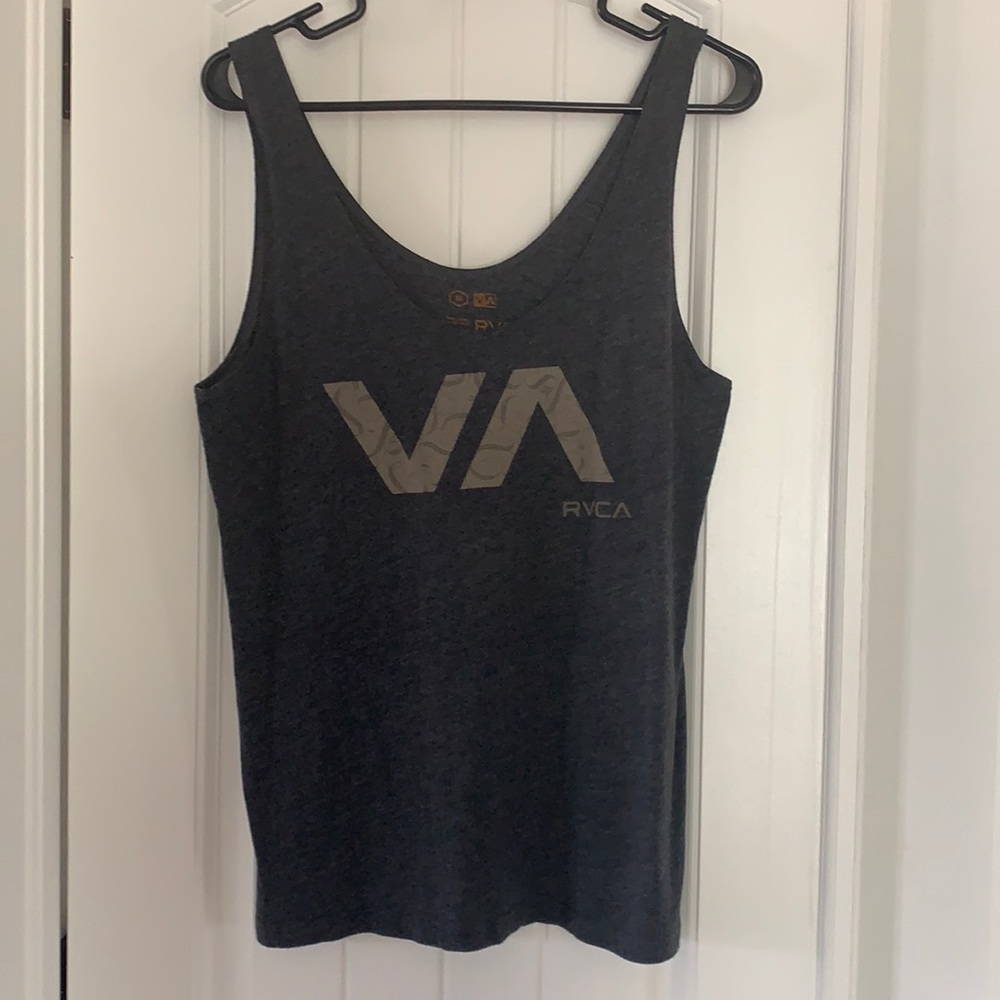 RVCA Women’s Tank Top Gray Size Medium